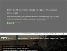 Tablet Screenshot of goflex.nl